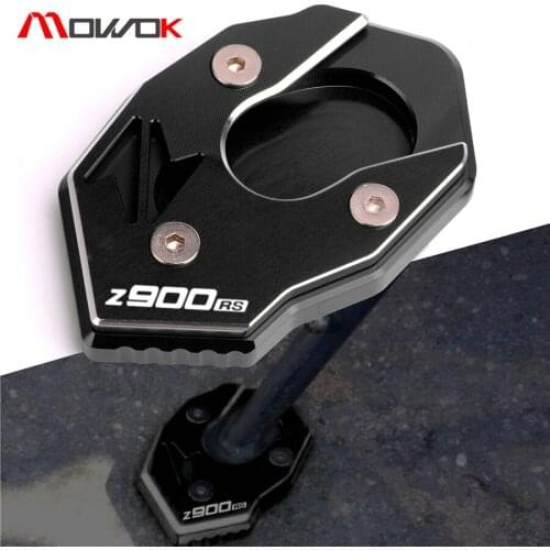 Motorcycle Side Stand extension plate kickstand foot enlarger For Kawasaki Z900RS Z900 RS 2017-2020 2019 2018