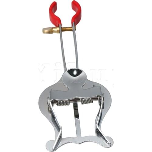 Yibuy 13.7x5.2x1.9cm Silver Lightweight Trumpet Marching Lyre for Instruments