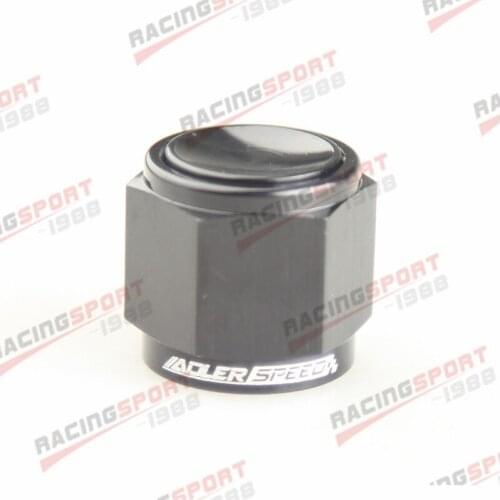 -10AN AN10 Flare Cap Plug Aluminum Block Off Fitting Adapter Black