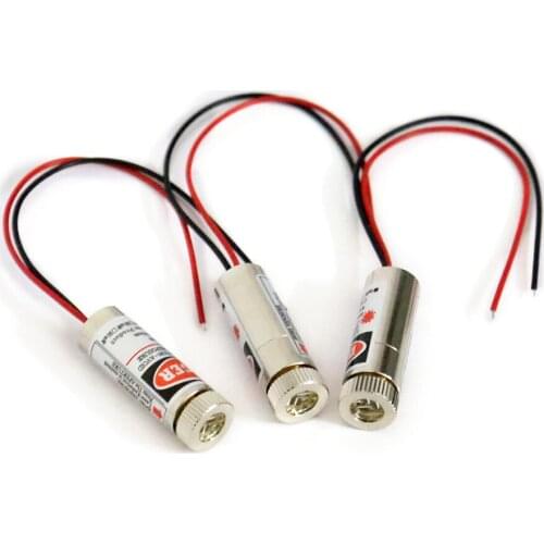 12mm adjustable focal length cross line laser module 5mw red light laser laser head