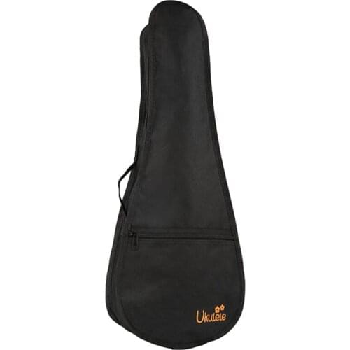 23 Inch Black Uke Bag Portable Ukulele Gig Bag Soft Case Waterproof Backpack Bag