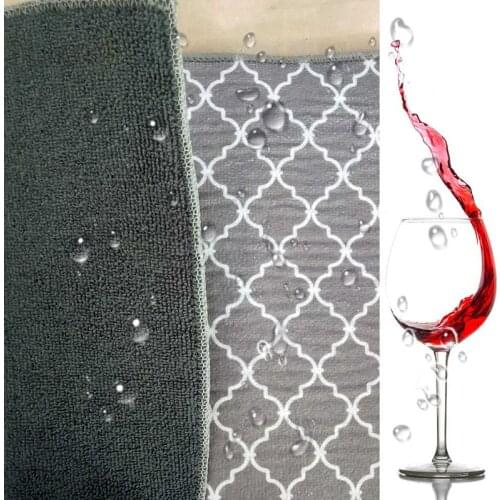 30*40cm Dish Drying Mat For Kitchen Mat For Dish Drying Drainer Of Microfiber Kitchen Cushion Pad Tableware Drying Mat
