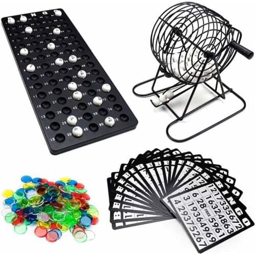 75 Balls-Lottery Machine Draw Machine Party Bingo Game Lucky Balls Game Loteria/Loterie Juego De Bingo