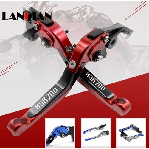 Motorcycle Aluminum Extendable Handle Brake Clutch Levers FOR YAMAHA XSR 700 ABS XSR700 2016 2017 2018 XSR 700 Accessories
