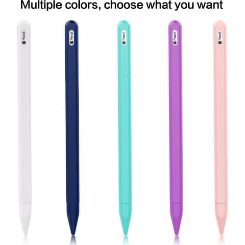 Case Compatible for Apple Pencil 2 2018 Released, [2 Pieces] Anti-Slip Silicone Pencil Sleeve + Nib Cover, Soft Grip Pouch