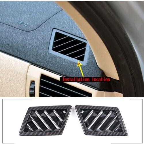 For 2006-10 BMW X3 car interior dashboard air outlet frame ABS carbon fiber pattern auto parts