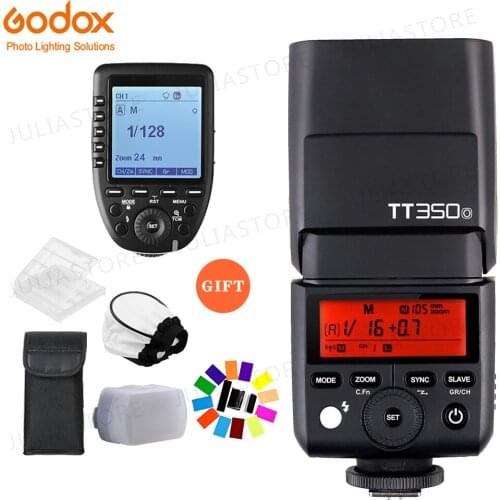 Godox Mini Speedlite TTL TT350O High Speed 1/8000s GN36+2.4G wireless Power Flash Trigger Xpro-O For Olympus/Panasonic+Free Gift