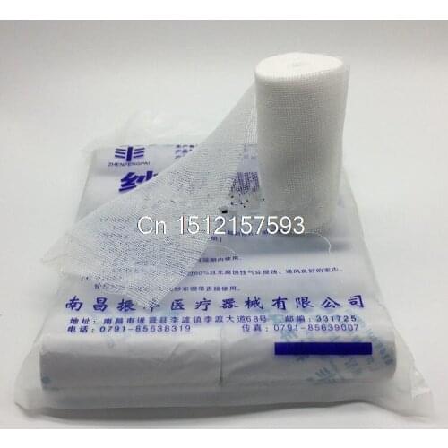 10x Medical Treatment Degrease Cotton Elastic Gauze Bandage Tape 8x600cm a Roll