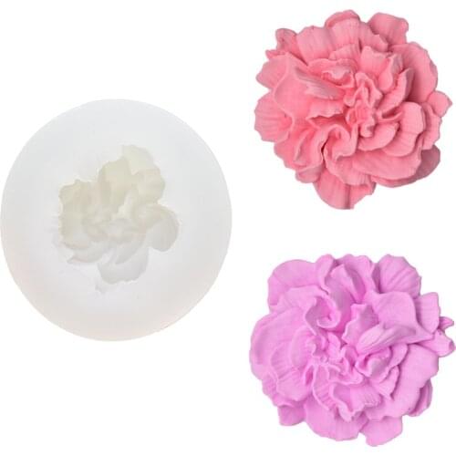 Rose Flower Silicone Mold Handmade Flower Candle Mould DIY Soap Mold Aroma Plaster Car Pendant Mould