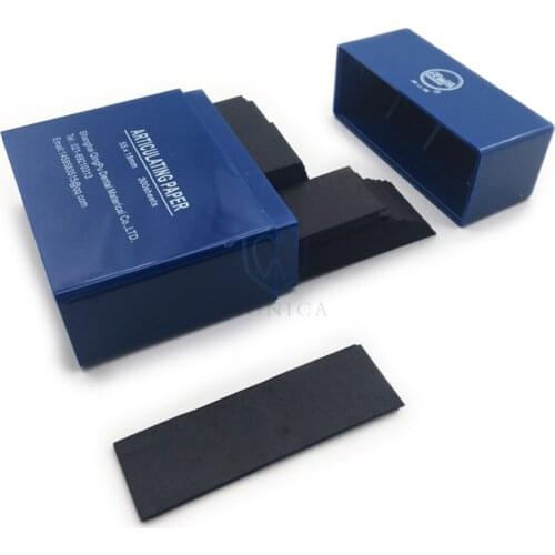 JNSUR Dental Articular Paper Strips 300sheets/pack Dentistry Materials 55*18mm Articulation Paper Dentistry Surgery Dental Tool