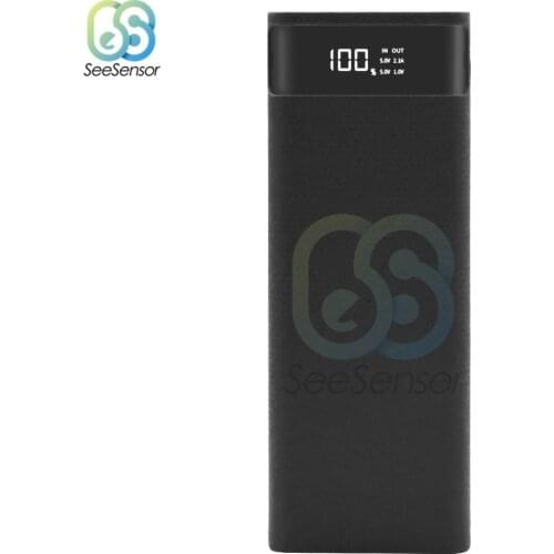 Quick Charge Version Dual USB Micro USB Type C Power Bank Shell 5V DIY 8*18650 Case Battery Charge Storage Box Without Battery