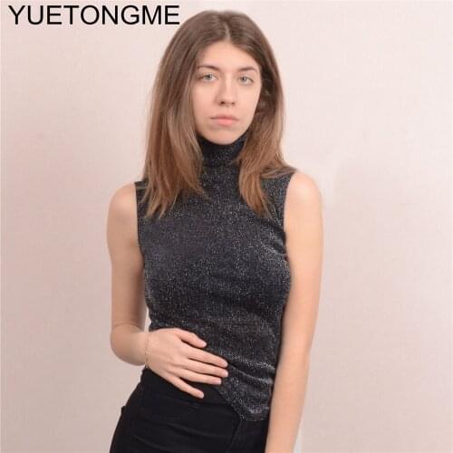 Summer shining Women Sleeveless Tanks Top Bodycon Temperament Sexy Tshirt Vest 2020 Tank Top Female Vest Tops BT062a