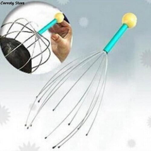 AACAR Hot Sale Head Massager Neck Massage Octopus Scalp Stress Relax Spa Healing Alloy Wholesale