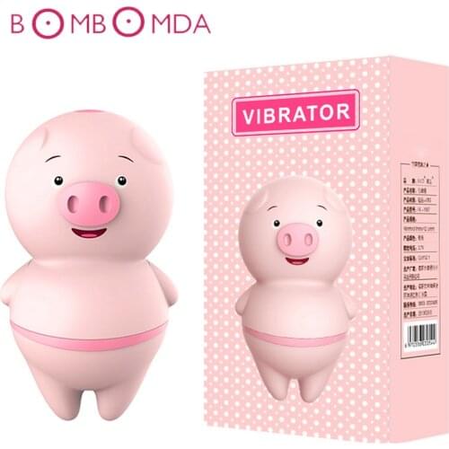 Cute Pig Tongue Licking Vibrators Oral Sex Toys for Women 10 Modes Clitoris Anus Stimulator Nipple Massager Female Masturbator