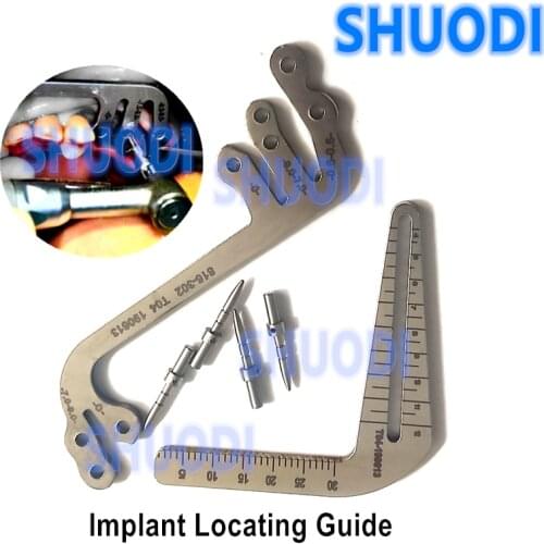 Dental Implant Locating Guide Implant Tools Planting Positioning Guide Angle Ruler Dentist tools Stainless Steel Autoclavable