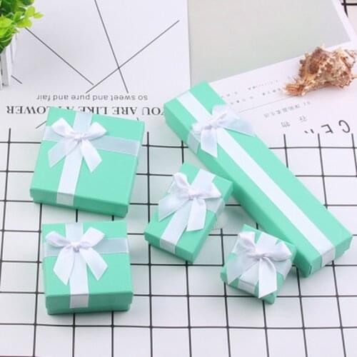 Jewelry Gift Box Jewellery Organizer with Foam and Velvet Insert Wholesale 18-Pack for Ring Pendant Necklace Wedding Display