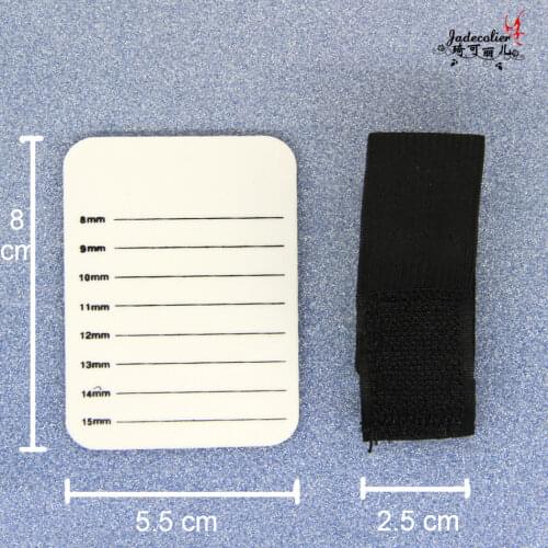 8-15mm Acrylic Pallet with Belt Individual Eyelash Extension Hand Plate tools