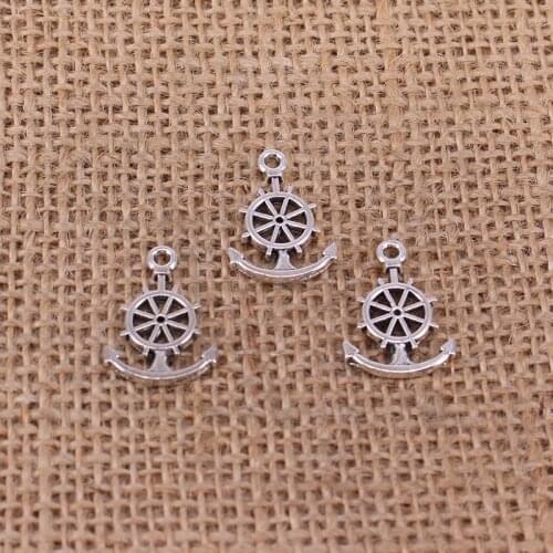 15pcs Anchor Charms 20x14mm Antique Silver Color Pendant for DIY Jewelry Making Findings Handmade Craft 3484