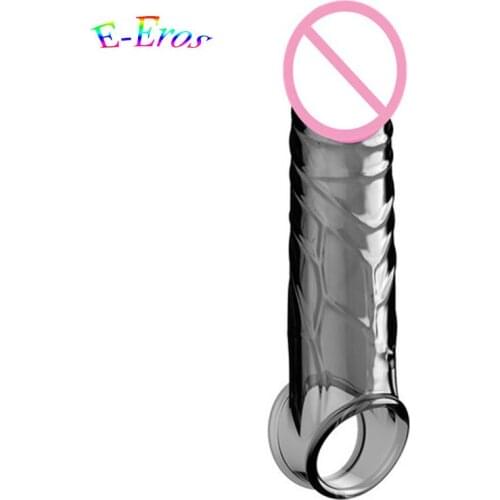 ORISSI Crystal Cock Rings Adult Sex Products Reusable Condom Sexy Toys Penis Sleeves Extension Cock Rings Sex Toys For Men