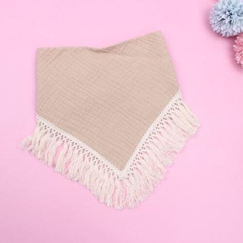 Cotton Gauze Baby Bibs Adjustable Triangle Newborns Saliva Towel Toddler Baby Boys Bib Burp Cloth Scarf 97BC