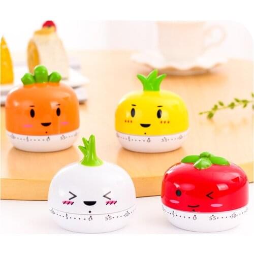 100pcs60 minutos Timer De Cozinha Cozinhar Ferramentas de multi estilo Dos Desenhos Animados Mini Cozinha Temporizadores Da Cozi