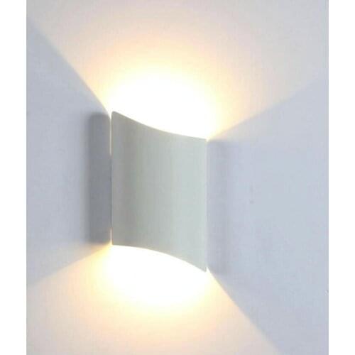 15W Dimmable COB LED Outdoor Wall Lamps Waterproof Aluminum Wall Lights Porch Garden Corridor Wall Sconce Indoor Wall Light