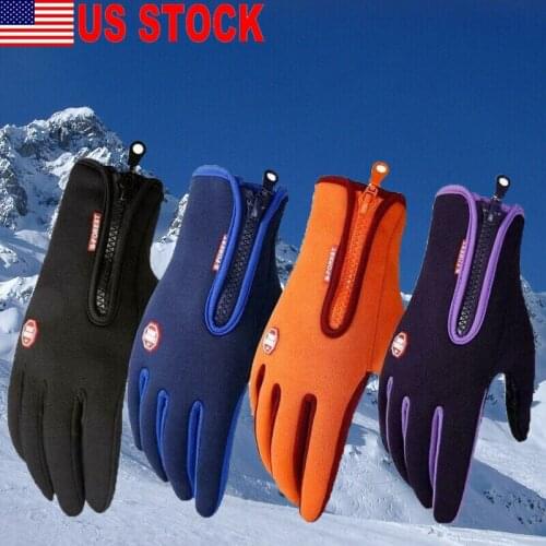 Men Women Unisex Touch Screen Waterproof Outdoor Driving Gloves Winter Windproof Arm Warmers