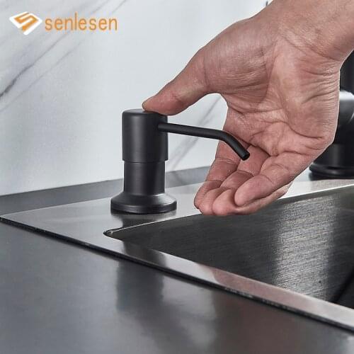 Senlesen Soap Dispenser 220 ML Kitchen Sink Dish washing Liquid Bottle Detergent Washing Spirit Hand Pressing Bottle Sink