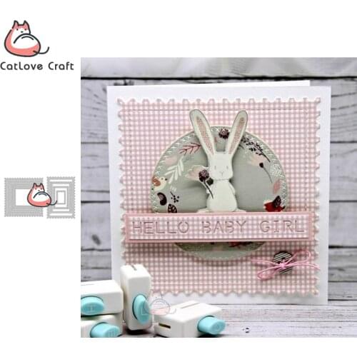 Catlove Background Frame Metal Cutting Dies Scrapbooking Mold Stencil Die Cuts Card Making DIY Craft Embossing New Dies For 2020
