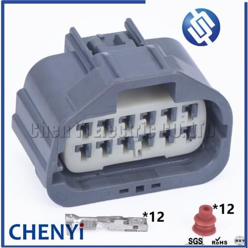 1 set 12 pin 1.5 female 7282-5545-10 7283-5545-10 Auto Accelerator Pedal Automobile Waterproof Connector Sealed Sockets For Ford