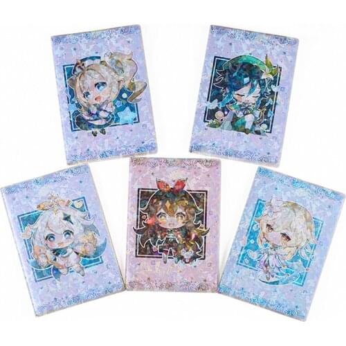 Game Genshin Impact Cosplay Venti Keqing Books Genshin Impact Cute A5 Notebook School Gifts For Girls CS463