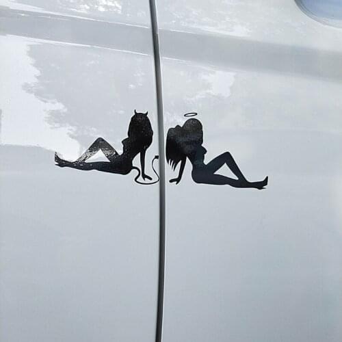 PLAY COOL Beauty Temptation To Angels and Demons StylingCar Stickers Automobiles Motorcycles Exterior Accessories Vinyl Decals