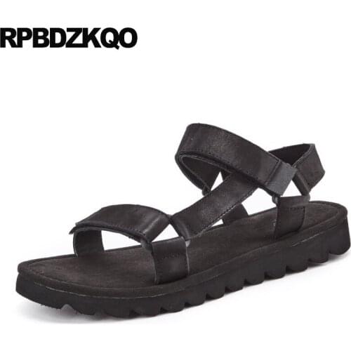 Sneakers Fashion Outdoor Japanese Black Breathable Summer Sandals Designer Shoes Men High Quality Genuine Leather Sport Platform