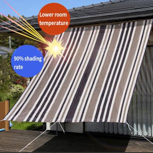 Summer PE Shade Sail Garden Outdoor Awning Balcony Flower Plants Shelter Sun Shading Net Car Truck Canopys Home Garden