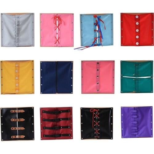 Basic Skill Practical Dressing Frames Learni Dressing Montessori Materials Wooden Toys Preschool Early Educational Gift for Kids