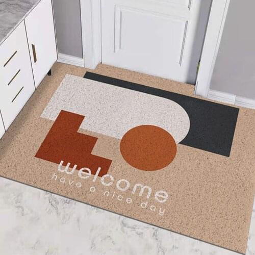 Nordic Anti-slip Door Mat Carpet Home Kitchen Mat Bath Mat Can Be Cut Floor Mats Carpet Rectangle DIY Stable Hallway Door Mats