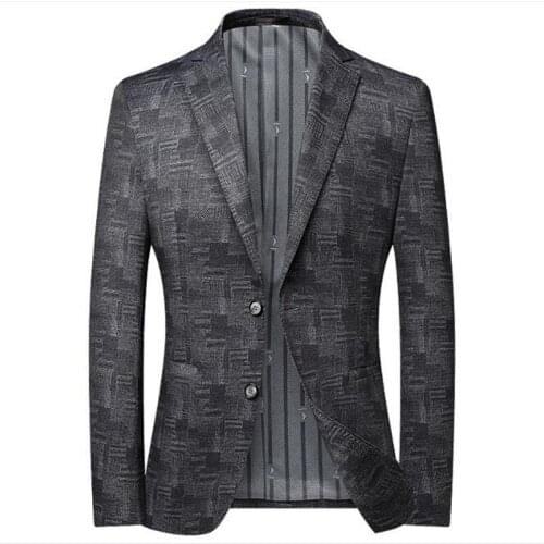 2021 New Men Blazers New Man Suit Blazer Fashion Business Blazers Male Wedding Clothing