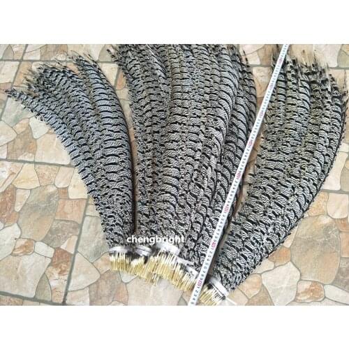 Wholesale perfect 200pcs quality natural Lady Amherst Pheasant Feather 32-36inch/80-90cm Decorative Accessories Carnival diy