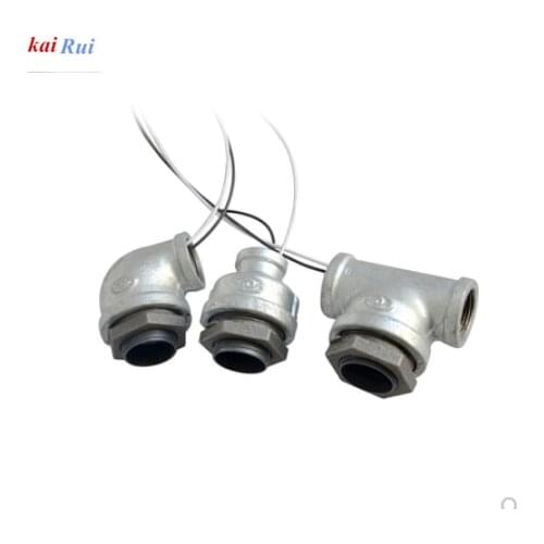 Plastic galvanized lamp holder screw light bulb socket DN15 DN20 DN25 Creative retro industrial LOFT water pipe light fittings