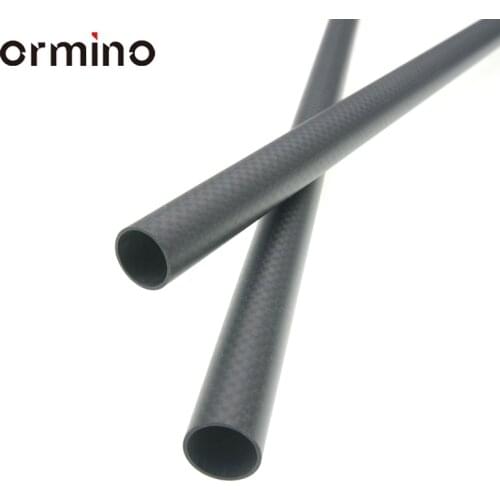 Ormino 2PCS 19mm Carbon Fiber Tube 19X17X500mm tube Quadcopter Hexacopter Frame arm Landing Gear Rc Drone kit Multicopter Diy