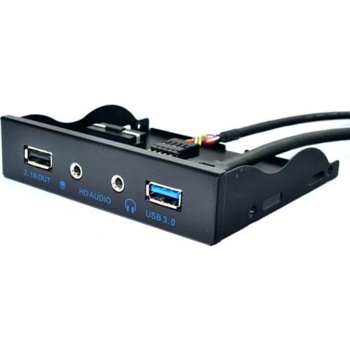USB3.0 audio front panel 19-pin 20pin to HD-AUDIO audio interface supports BC1.2 fast charge