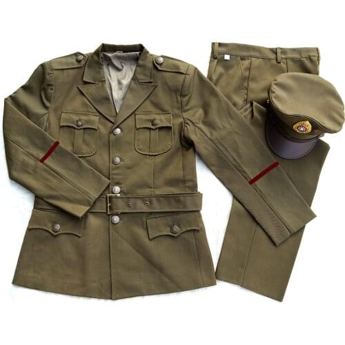 WW2 CHINA KMT GENERAL OFFICER AMERICAN STYLE UNIFORM SUIT DARK YELLOE