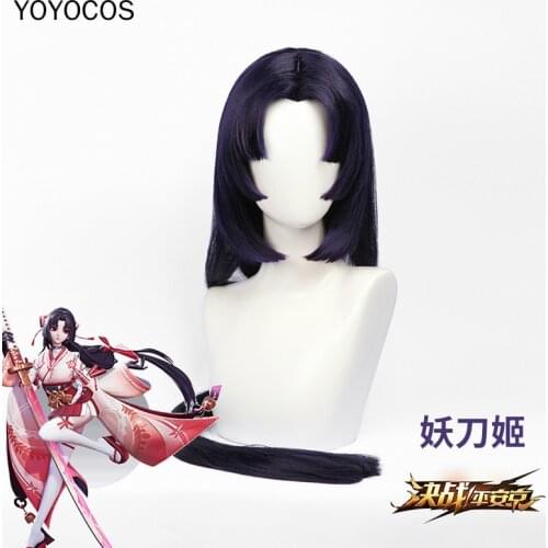 YOYOCOS MOBA Game Demon knife girl Cosplay The blade of god Wig Halloween Anime Cosplay Costumes kids set wholesale Anime Figure