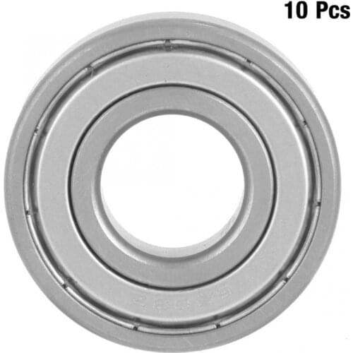10pcs 17*40*12mm Deep Groove Steel Sealed Ball Bearings Miniature Bearing 6203-ZZ bearing Steel Pillow Block Mounted Support Hot