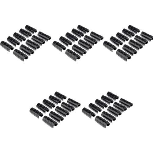 50-Piece Greenhouse Frame Pipe Clamp Film Net Shade Sail Clip 32mm Garden Tools