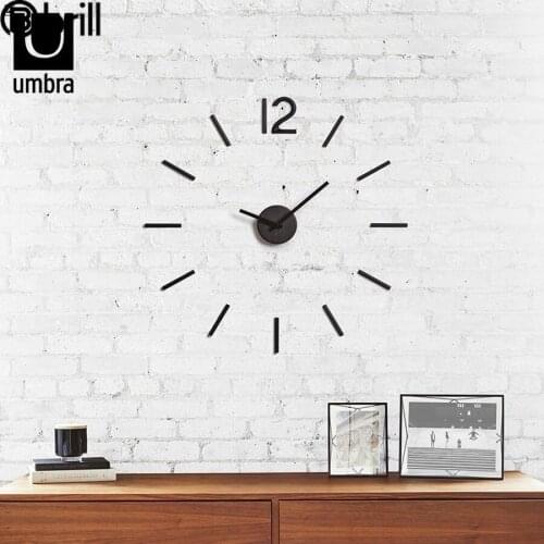 Large Abstract Luxury Wall Clock Metal Creative Big Wall Clocks Nordic Silent DIY Wall Clocks Stickers Home Decoration Brief