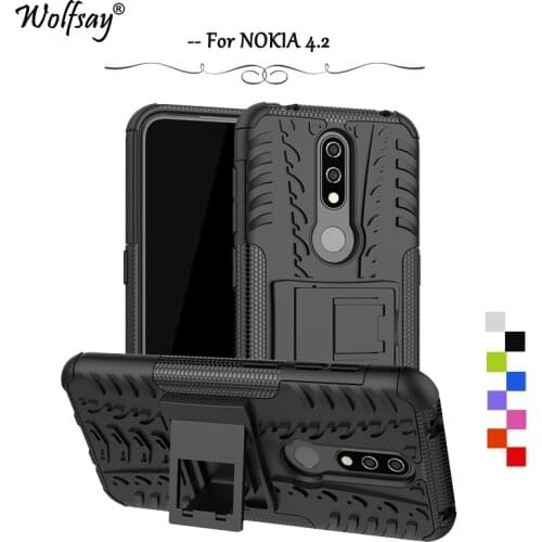 For NOKIA 4.2 Case For NOKIA 2.2 3.2 6.2 7.2 Case Silicone Cover Shockproof Armor PC Phone Bumper Protective Cover For NOKIA 4.2