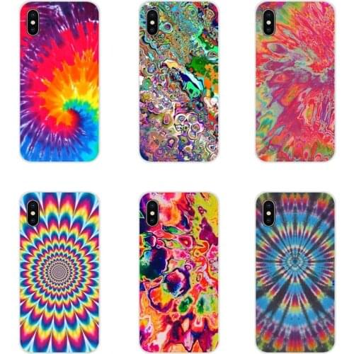Trippy Tie Dye Peace sign Alien Accessories Cases Covers For Samsung A10 A30 A40 A50 A60 A70 Galaxy S2 Note 2 3 Grand Core Prime