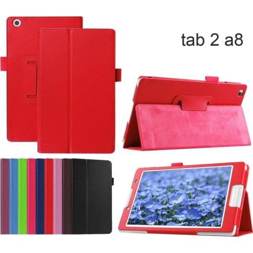PU Leather Cover Case for Lenovo Tab2 A8 A8-50F A8-50LC Flip Stand tablet Cover Case for Lenovo Tab 3 8 TB3-850F TB3-850M capa