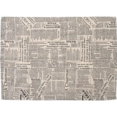 Home Retro Fashion Table Napkin English Newspaper European Style Table Cloth Tea Towel Pad Decoration Art Photography Props
